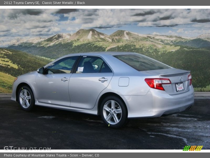 Classic Silver Metallic / Black 2012 Toyota Camry SE
