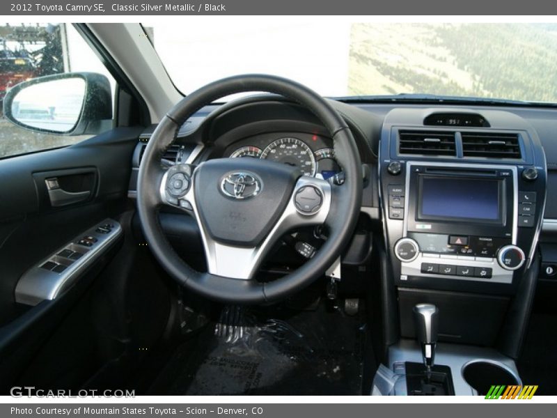 Classic Silver Metallic / Black 2012 Toyota Camry SE