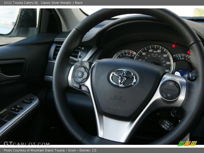Classic Silver Metallic / Black 2012 Toyota Camry SE