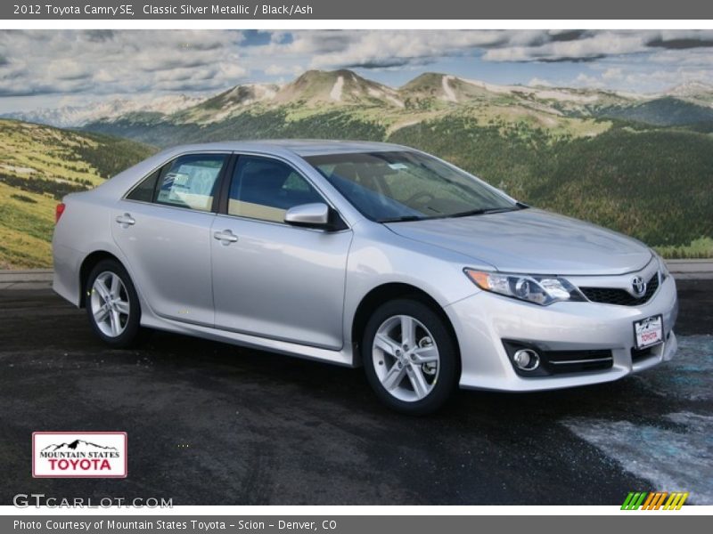 Classic Silver Metallic / Black/Ash 2012 Toyota Camry SE