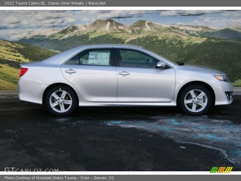 Classic Silver Metallic / Black/Ash 2012 Toyota Camry SE