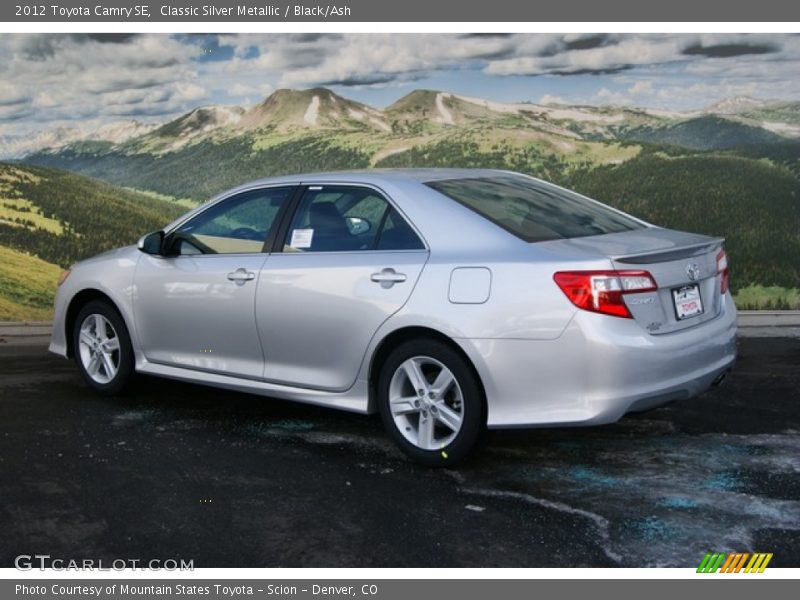 Classic Silver Metallic / Black/Ash 2012 Toyota Camry SE