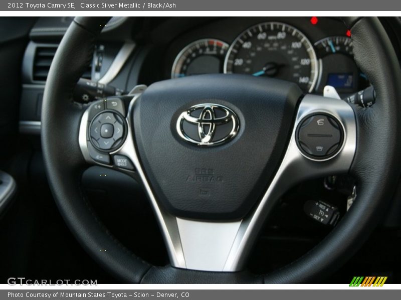 Classic Silver Metallic / Black/Ash 2012 Toyota Camry SE