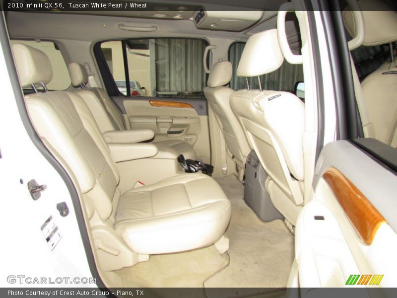 Tuscan White Pearl / Wheat 2010 Infiniti QX 56