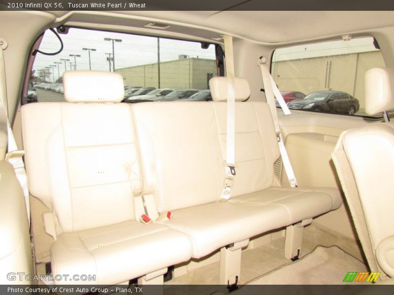 Tuscan White Pearl / Wheat 2010 Infiniti QX 56