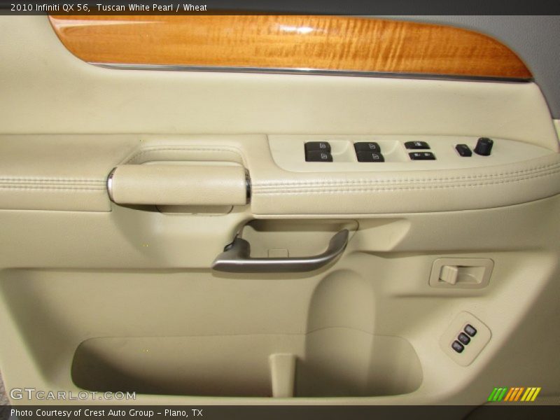 Tuscan White Pearl / Wheat 2010 Infiniti QX 56