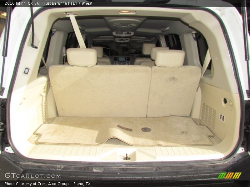 Tuscan White Pearl / Wheat 2010 Infiniti QX 56