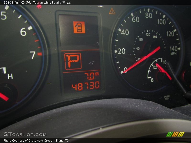 Tuscan White Pearl / Wheat 2010 Infiniti QX 56
