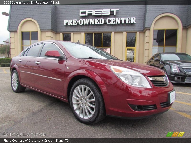 Red Jewel / Black 2008 Saturn Aura XR