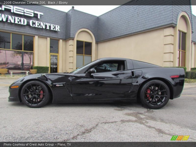 Black / Ebony 2008 Chevrolet Corvette Z06