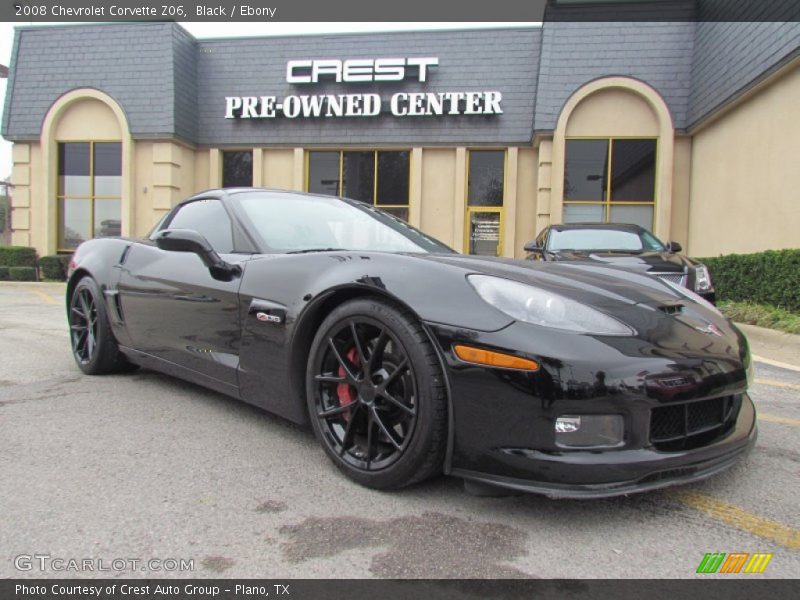 Black / Ebony 2008 Chevrolet Corvette Z06