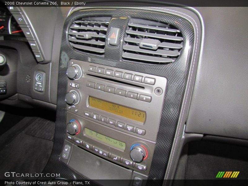 Controls of 2008 Corvette Z06