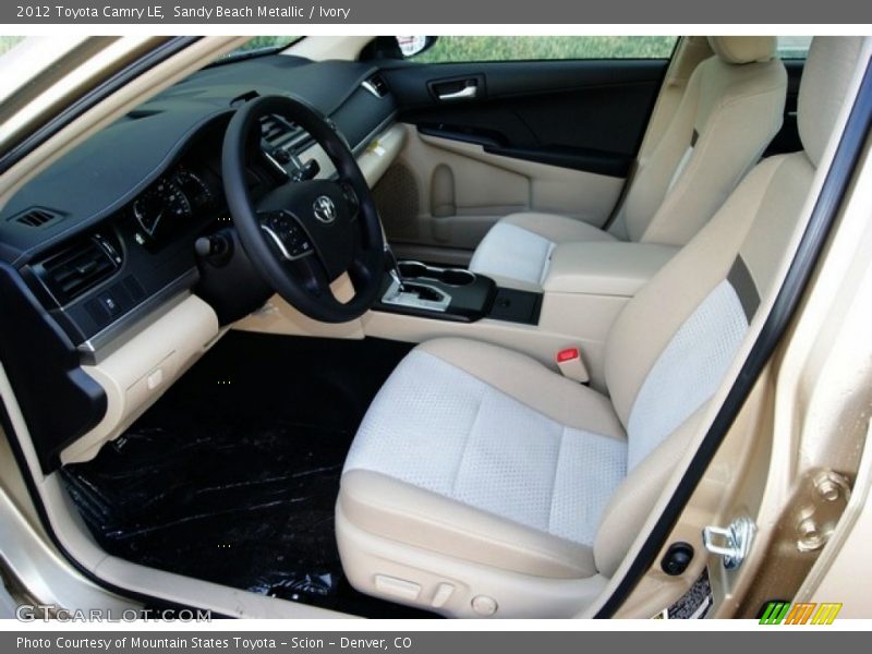 Sandy Beach Metallic / Ivory 2012 Toyota Camry LE