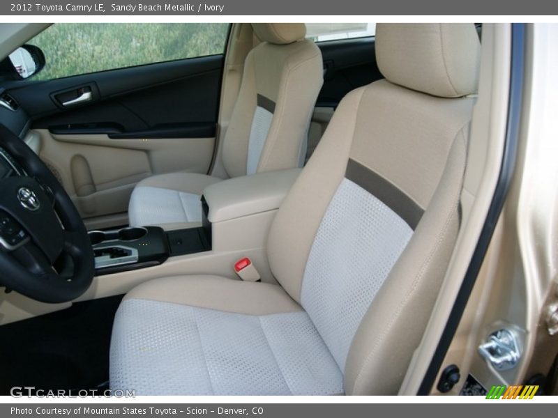 Sandy Beach Metallic / Ivory 2012 Toyota Camry LE