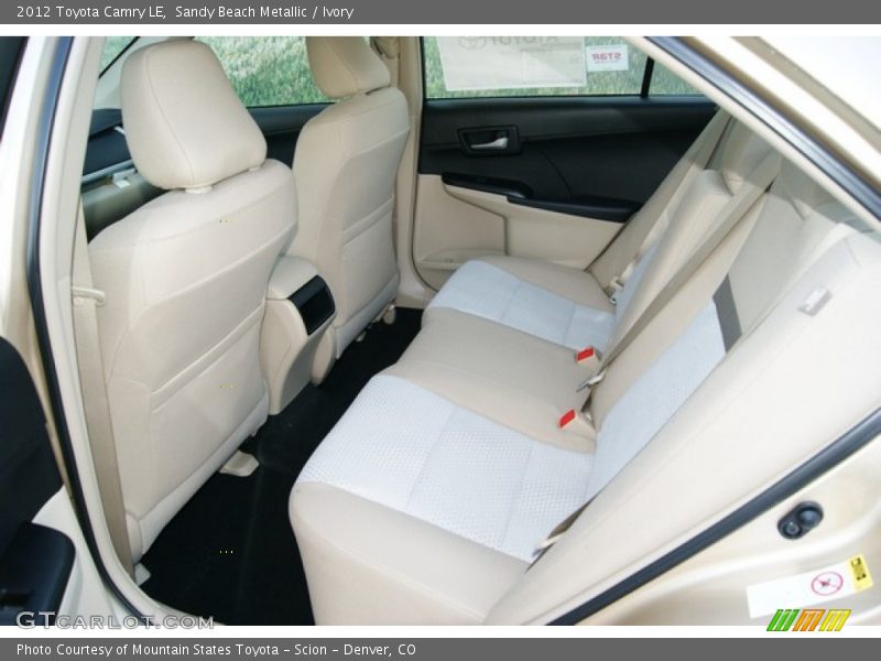 Sandy Beach Metallic / Ivory 2012 Toyota Camry LE