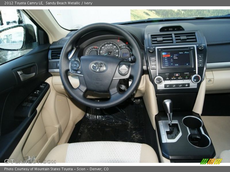 Sandy Beach Metallic / Ivory 2012 Toyota Camry LE