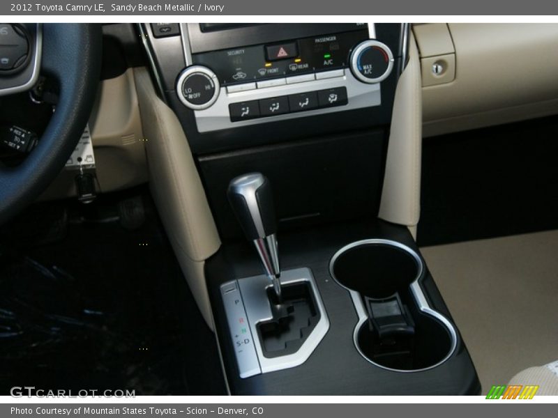 Sandy Beach Metallic / Ivory 2012 Toyota Camry LE