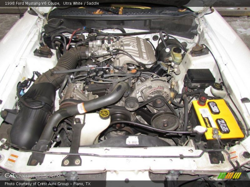  1998 Mustang V6 Coupe Engine - 3.8 Liter OHV 12-Valve V6