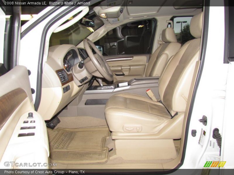 Blizzard White / Almond 2008 Nissan Armada LE