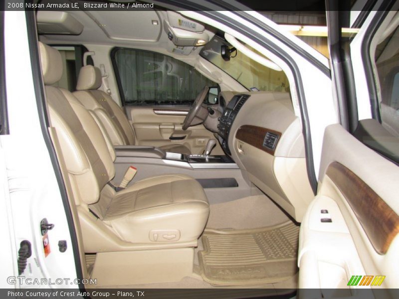 Blizzard White / Almond 2008 Nissan Armada LE