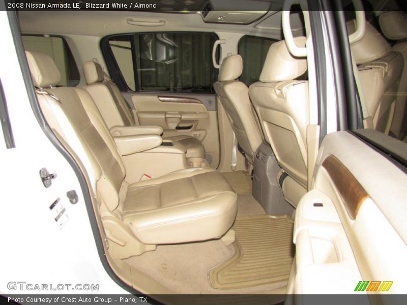 Blizzard White / Almond 2008 Nissan Armada LE