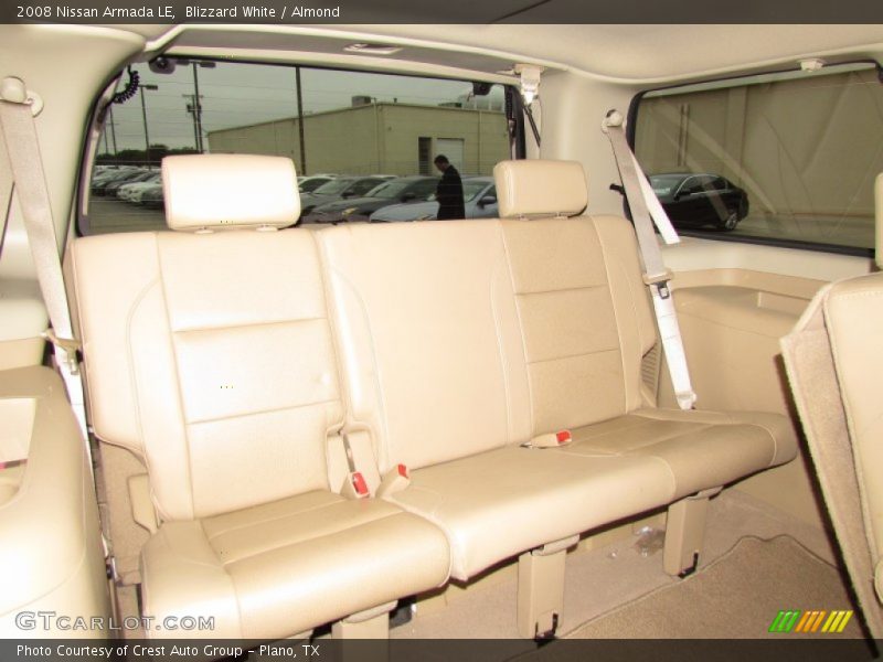 Blizzard White / Almond 2008 Nissan Armada LE