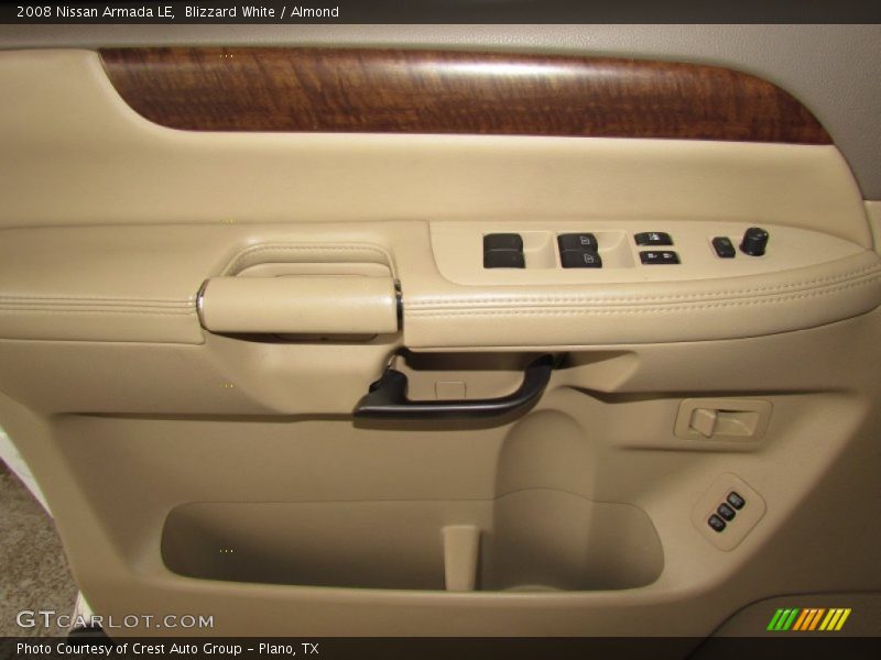 Blizzard White / Almond 2008 Nissan Armada LE