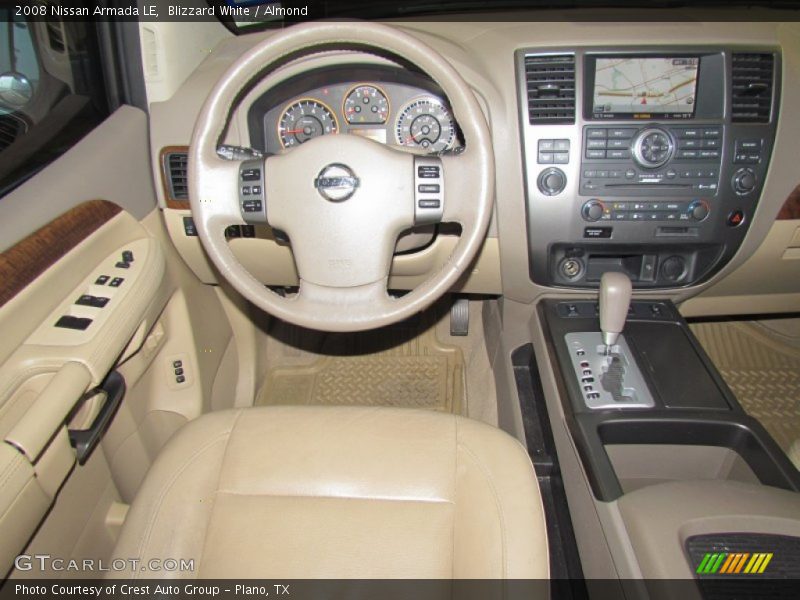 Blizzard White / Almond 2008 Nissan Armada LE