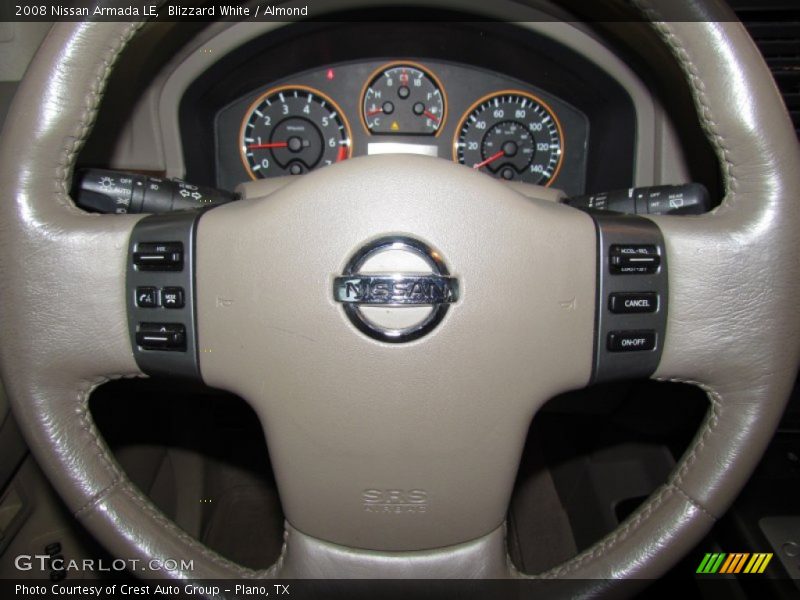 Blizzard White / Almond 2008 Nissan Armada LE