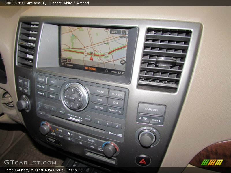Blizzard White / Almond 2008 Nissan Armada LE