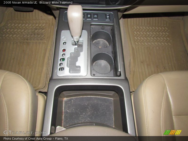 Blizzard White / Almond 2008 Nissan Armada LE