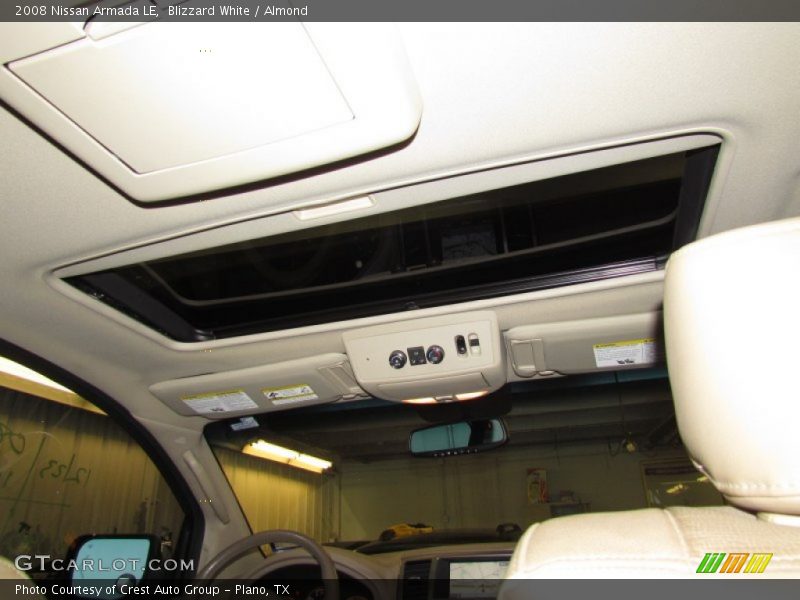Blizzard White / Almond 2008 Nissan Armada LE