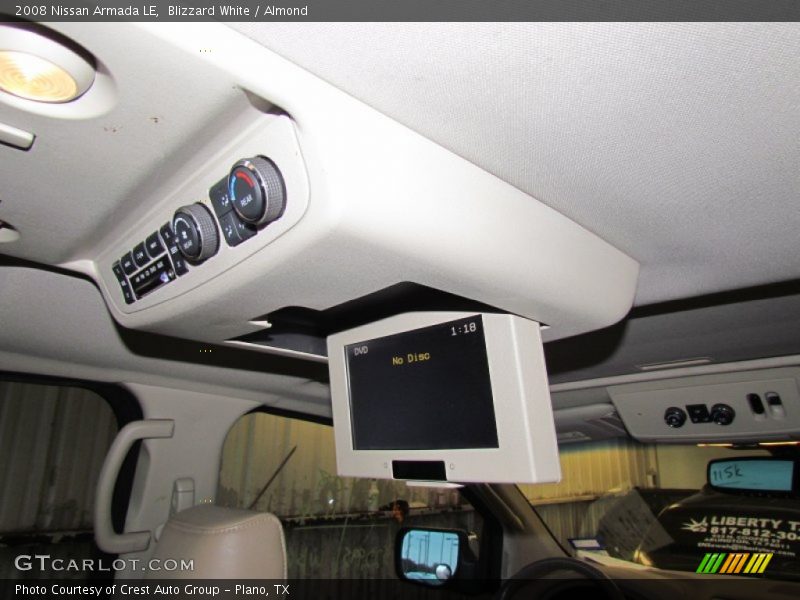 Blizzard White / Almond 2008 Nissan Armada LE