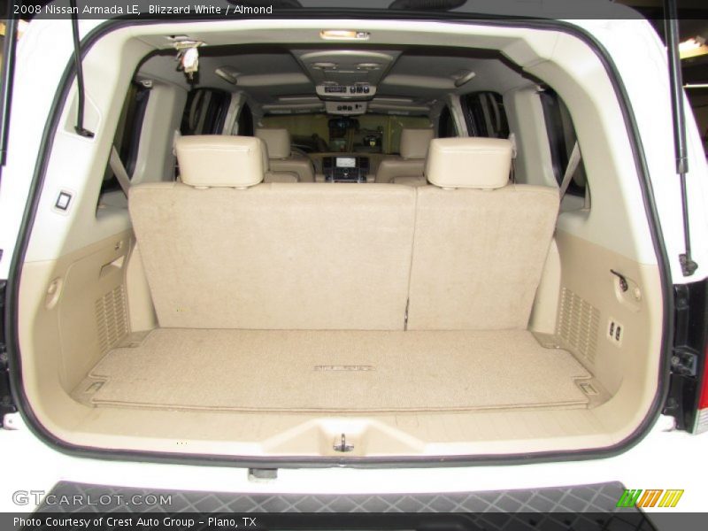 Blizzard White / Almond 2008 Nissan Armada LE