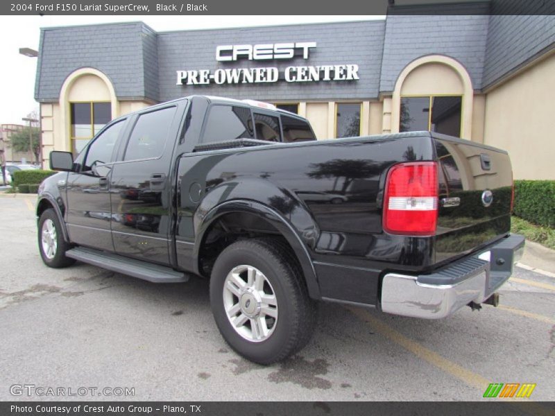 Black / Black 2004 Ford F150 Lariat SuperCrew