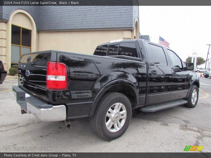 Black / Black 2004 Ford F150 Lariat SuperCrew