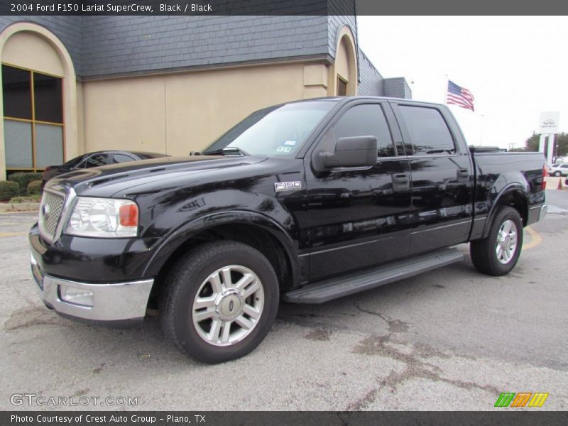 Black / Black 2004 Ford F150 Lariat SuperCrew