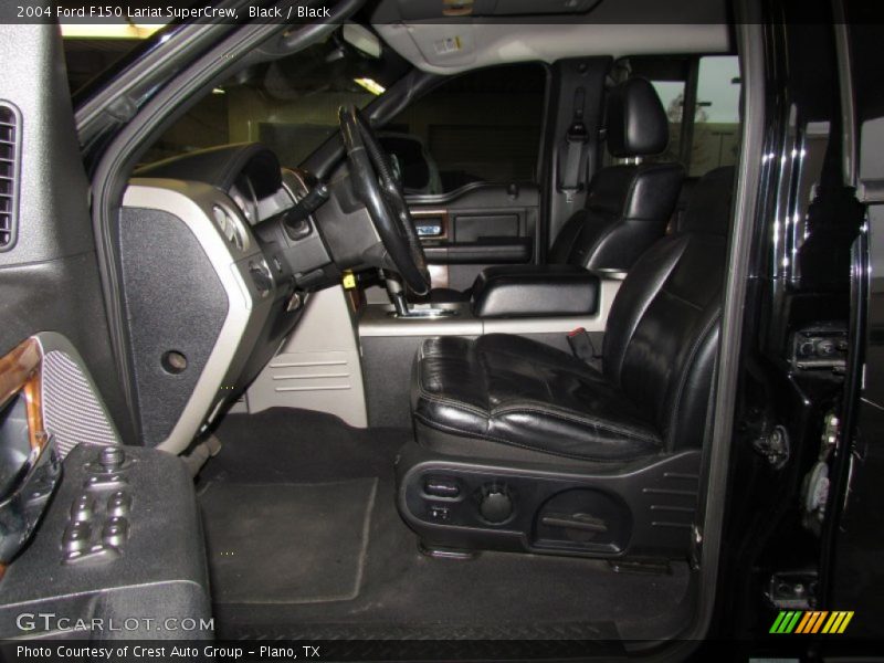 Black / Black 2004 Ford F150 Lariat SuperCrew