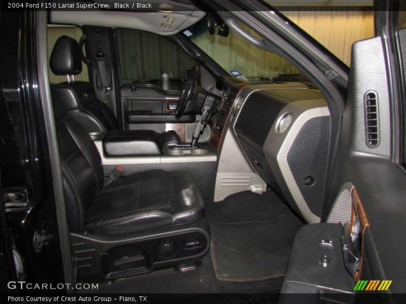 Black / Black 2004 Ford F150 Lariat SuperCrew