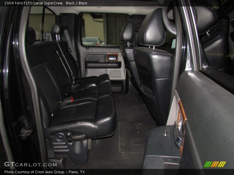 Black / Black 2004 Ford F150 Lariat SuperCrew