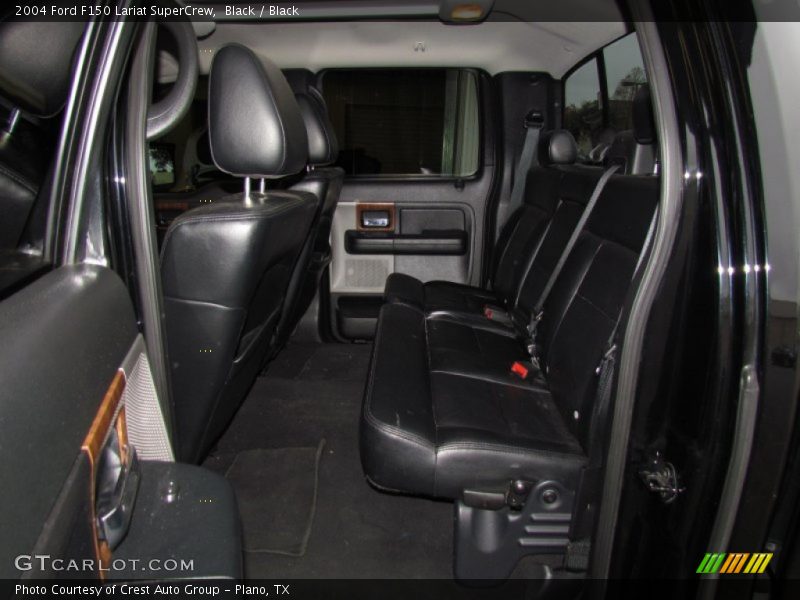Black / Black 2004 Ford F150 Lariat SuperCrew