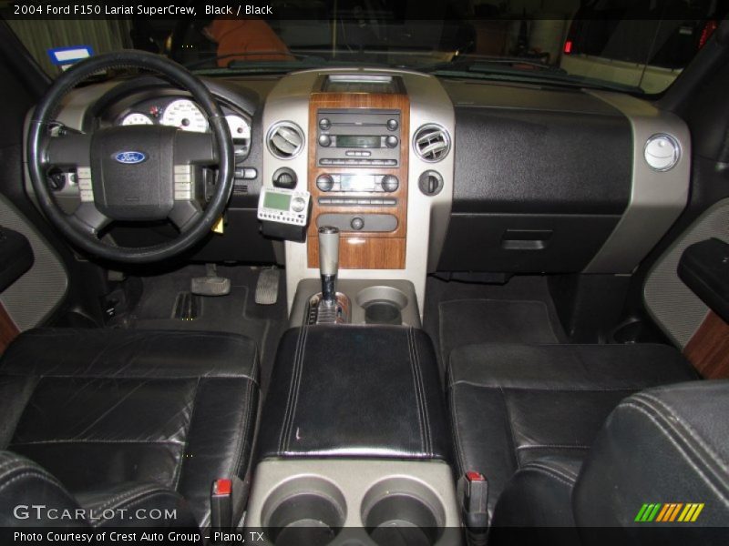 Black / Black 2004 Ford F150 Lariat SuperCrew