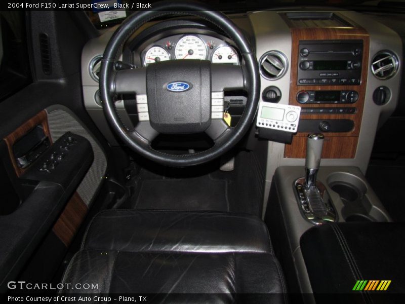 Black / Black 2004 Ford F150 Lariat SuperCrew
