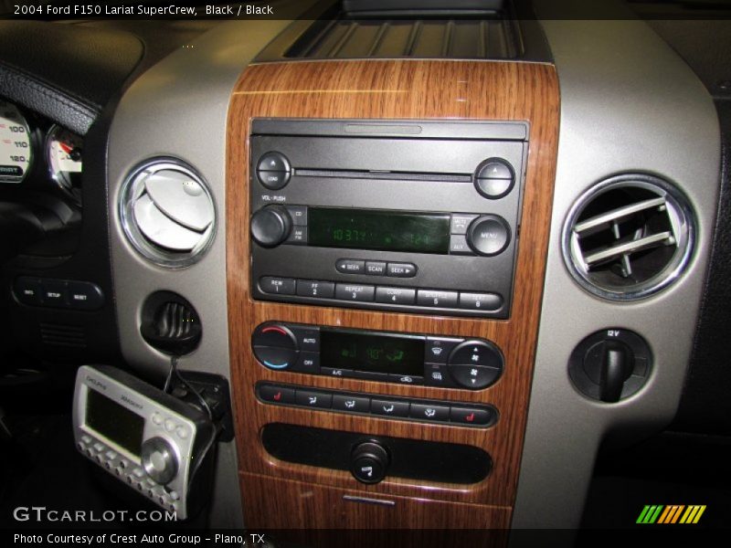 Black / Black 2004 Ford F150 Lariat SuperCrew