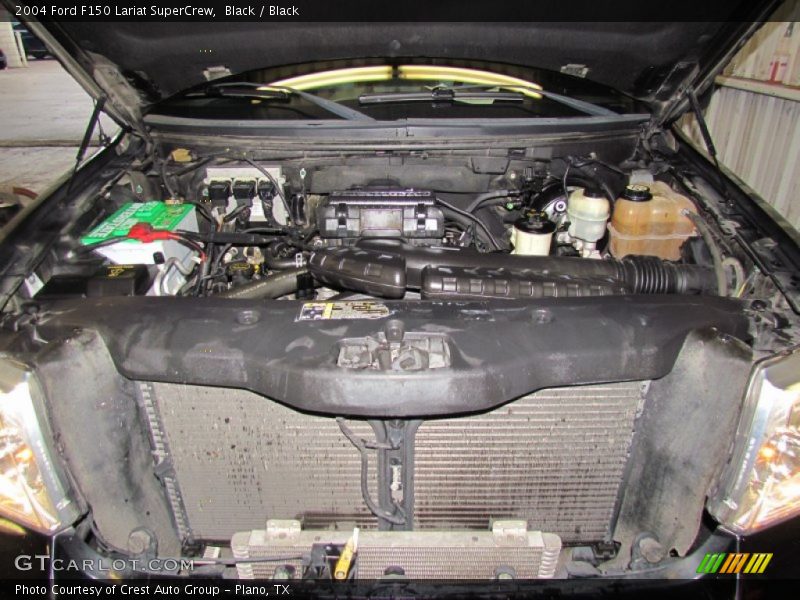 Black / Black 2004 Ford F150 Lariat SuperCrew