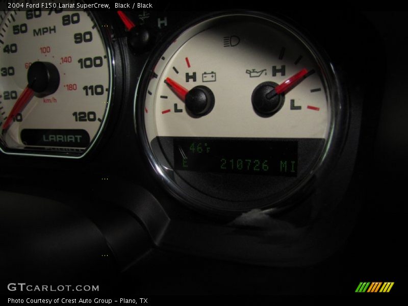Black / Black 2004 Ford F150 Lariat SuperCrew