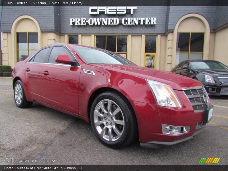 Crystal Red / Ebony 2009 Cadillac CTS Sedan