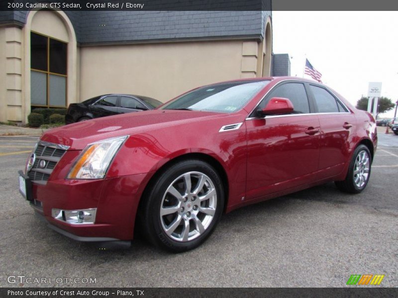 Crystal Red / Ebony 2009 Cadillac CTS Sedan