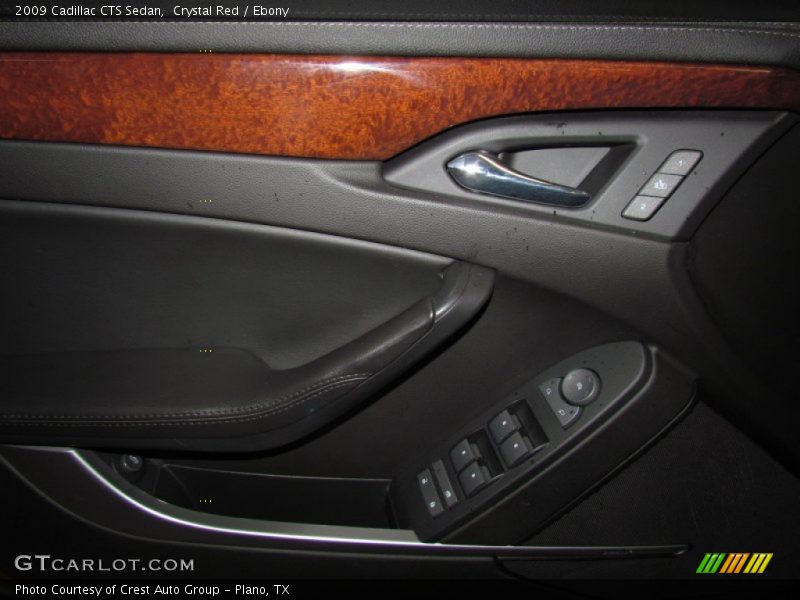 Crystal Red / Ebony 2009 Cadillac CTS Sedan
