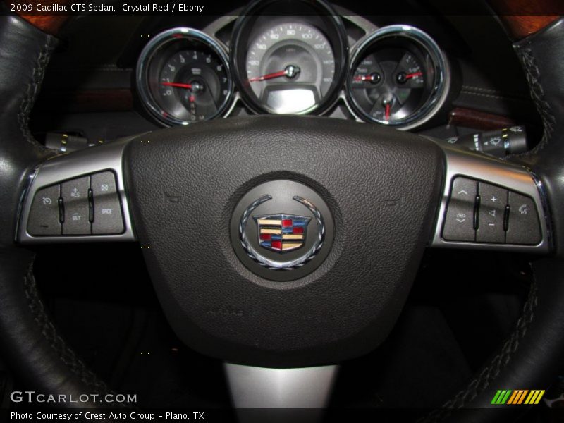 Crystal Red / Ebony 2009 Cadillac CTS Sedan